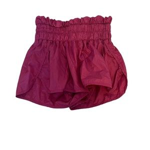 Free People Movement Rose Pink The Way Home Athletic Shorts